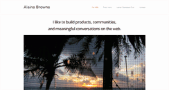 Desktop Screenshot of alainabrowne.com